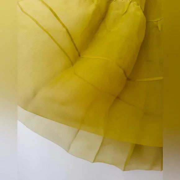 Anthropologie Oh Seven Days Organza Sheer Midi Dress, Size XS - Picture 7 of 13